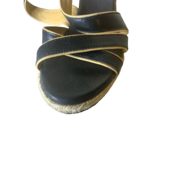 UGG Isabella Wedges Women's Size 8M Strappy Ankle Strap Leather Sandals - Picture 12 of 16